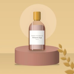 Nettoyant visage démaquillant au zinc PCA – Terre d'Ocrelle, photo d'ambiance