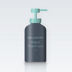 Gel douche Aqua Thermale à l'huile de noyau d'abricot – Vellaure, flacon-pompe 1 L