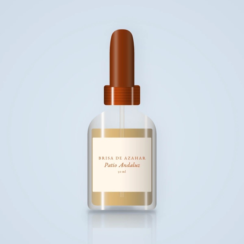 Huile capillaire protectrice Patio Andaluz – Brisa de Azahar, flacon compte-gouttes 50 ml