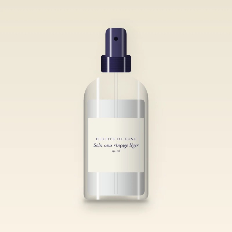 Soin sans rinçage léger à l'extrait de bambou – Herbier de Lune, flacon spray 150 ml