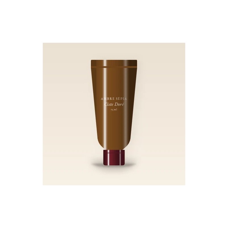 Crème mains Ciste Doré intense – Ambre Sépia, tube 75 ml