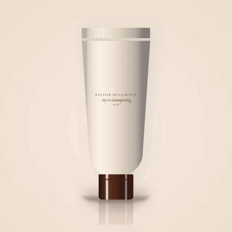 Après-shampooing disciplinant à l'huile de coco – Barbier de la Butte, tube 150 ml