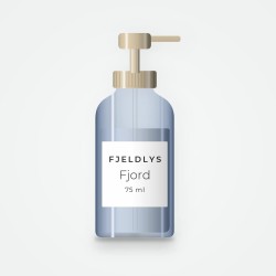 Baume après-rasage Fjord au sureau – Fjeldlys, flacon-pompe 75 ml