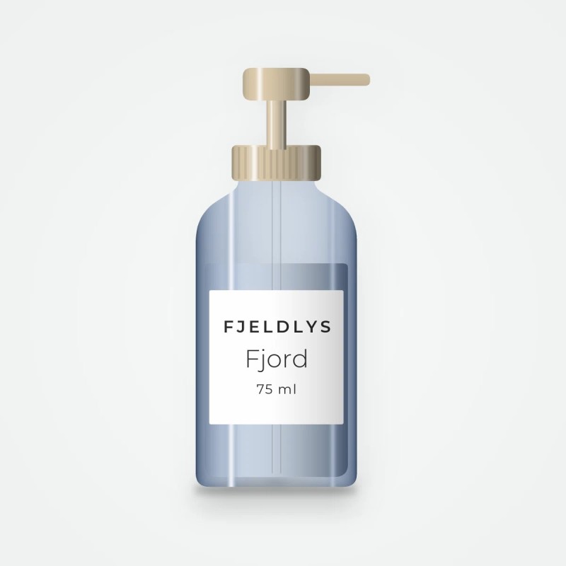 Baume après-rasage Fjord au sureau – Fjeldlys, flacon-pompe 75 ml