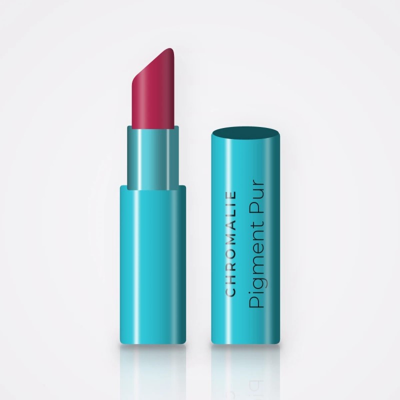 Rouge à lèvres Pigment Pur longue tenue – Chromalie, étui 3,5 g, teinte 08 Framboise