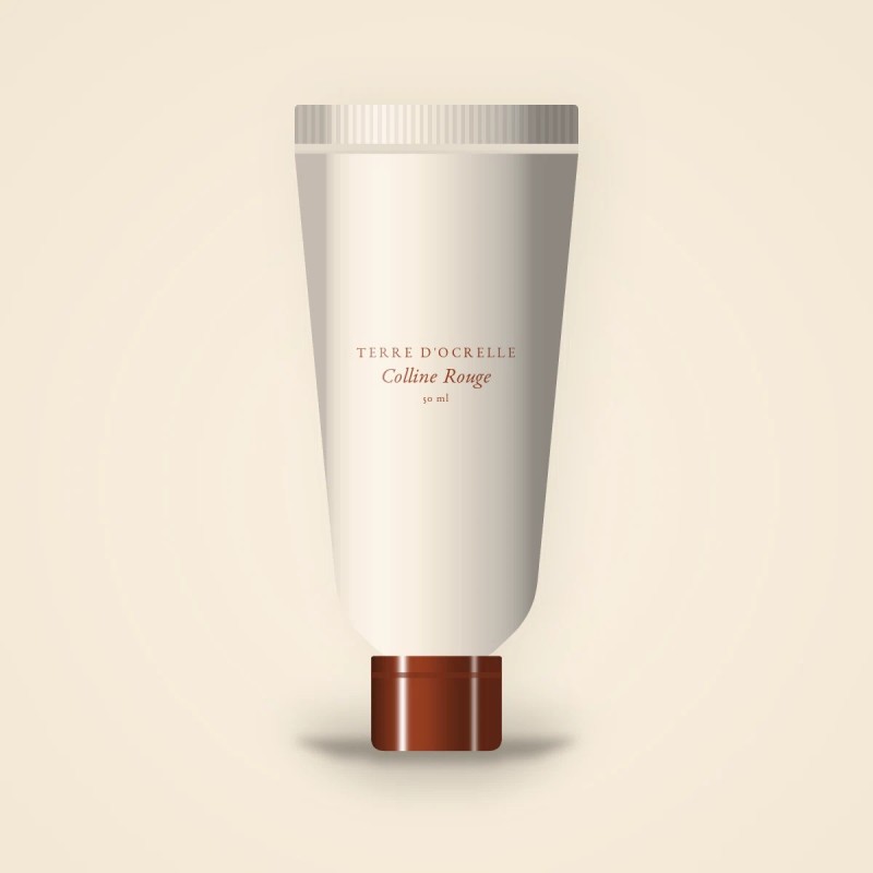 Colline Rouge crème hydratante de nuit – Terre d'Ocrelle, tube 50 ml