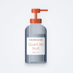 Gel douche Quart de Nuit à l'huile de noisette – Vareuse, flacon-pompe 250 ml