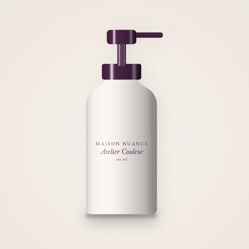 Soin sans rinçage Atelier Couleur au beurre de karité – Maison Nuance, flacon-pompe 100 ml