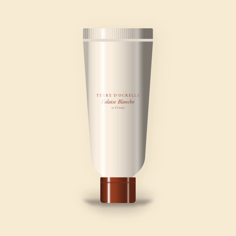 Gloss Falaise Blanche brillance miroir – Terre d'Ocrelle, tube 4 ml, teinte 01 Cristal