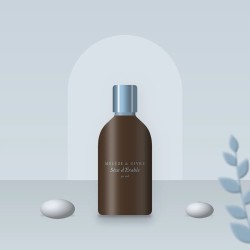 Huile à barbe Sève d'Érable délicate – Mélèze & Givre, photo d'ambiance