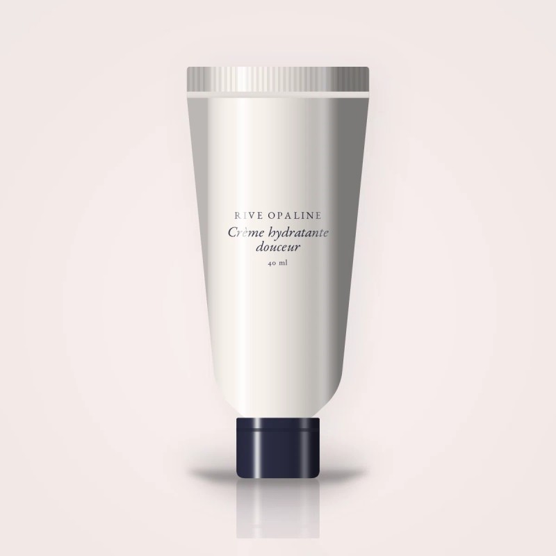 Crème hydratante douceur à la niacinamide – Rive Opaline, tube 40 ml