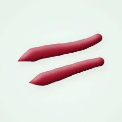 Rouge à lèvres Cerise Givrée à l'huile de coco – Sopoong, aperçu de la teinte 15 Rouge carmin