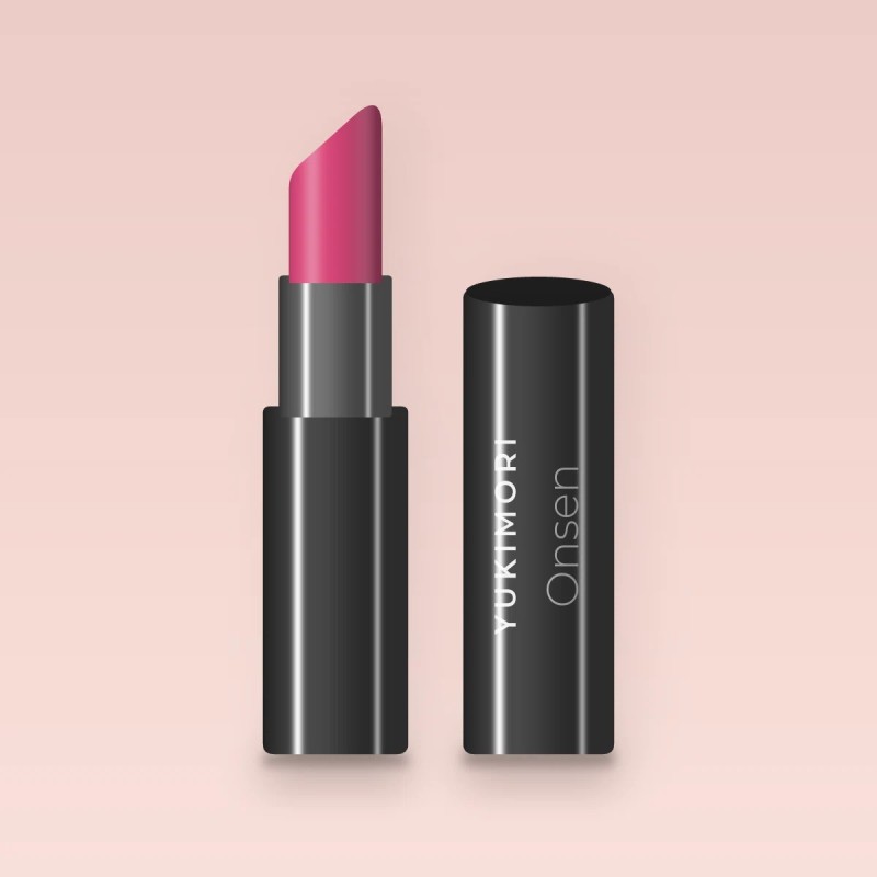 Rouge à lèvres couleur pure Onsen – Yukimori, étui 3,8 g, teinte 06 Rose vif