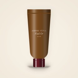 Lait solaire Vieil Or non gras SPF 50 – Ambre Sépia, tube 150 ml