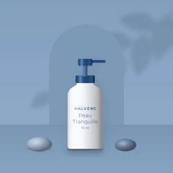 Peau Tranquille sérum apaisant – Halvène, photo d'ambiance