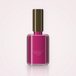 Vernis à ongles nourrissant Soie Carmin – Balcon Pourpre, flacon 5 ml, teinte 08 Fuchsia