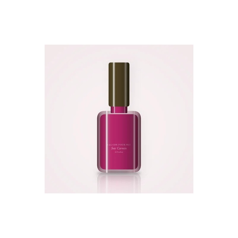 Vernis à ongles nourrissant Soie Carmin – Balcon Pourpre, flacon 5 ml, teinte 08 Fuchsia