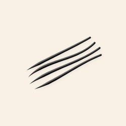 Eyeliner haute pigmentation au squalane – Terre d'Ocrelle, aperçu de la teinte Noir intense