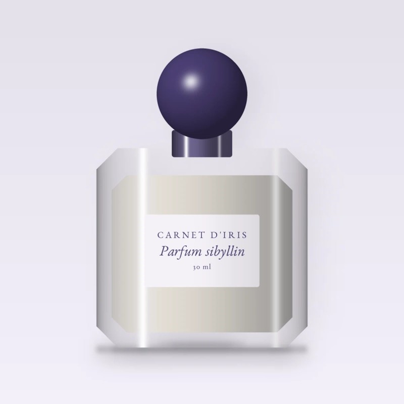 Parfum sibyllin au benjoin – Carnet d'Iris, flacon 30 ml