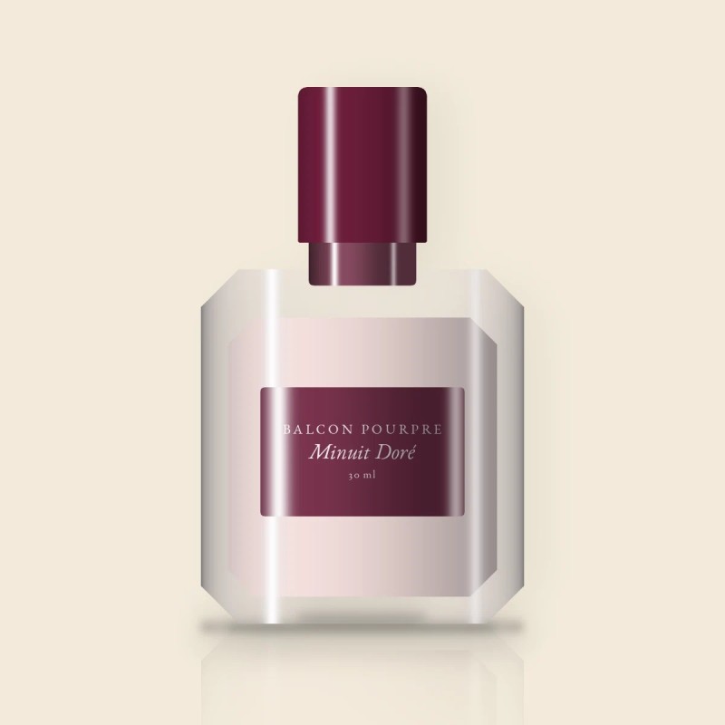 Parfum Minuit Doré voluptueux – Balcon Pourpre, flacon 30 ml