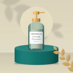 Shampooing Grande Douceur aux protéines de riz – Tendrelle, photo d'ambiance