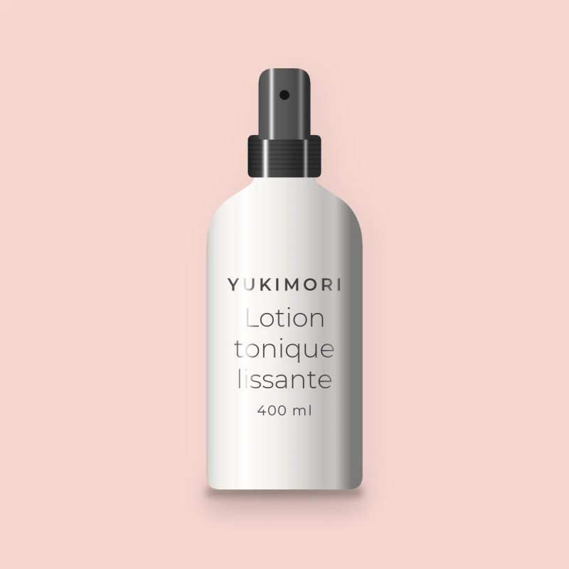 Lotion tonique lissante à l'hydrolat de lavande – Yukimori, flacon spray 400 ml