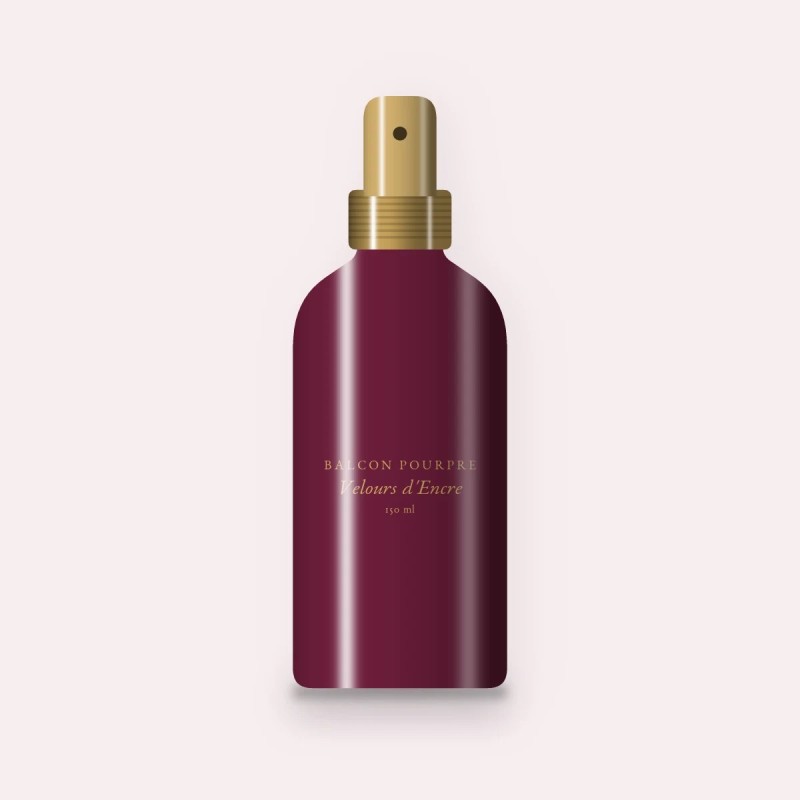 Brume Velours d'Encre à la fleur de tiaré – Balcon Pourpre, flacon spray 150 ml