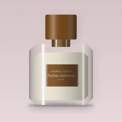 Parfum chaleureux à la coriandre pour homme – Ambre Sépia, flacon 100 ml