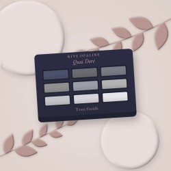 Palette yeux Quai Doré au squalane – Rive Opaline, photo d'ambiance
