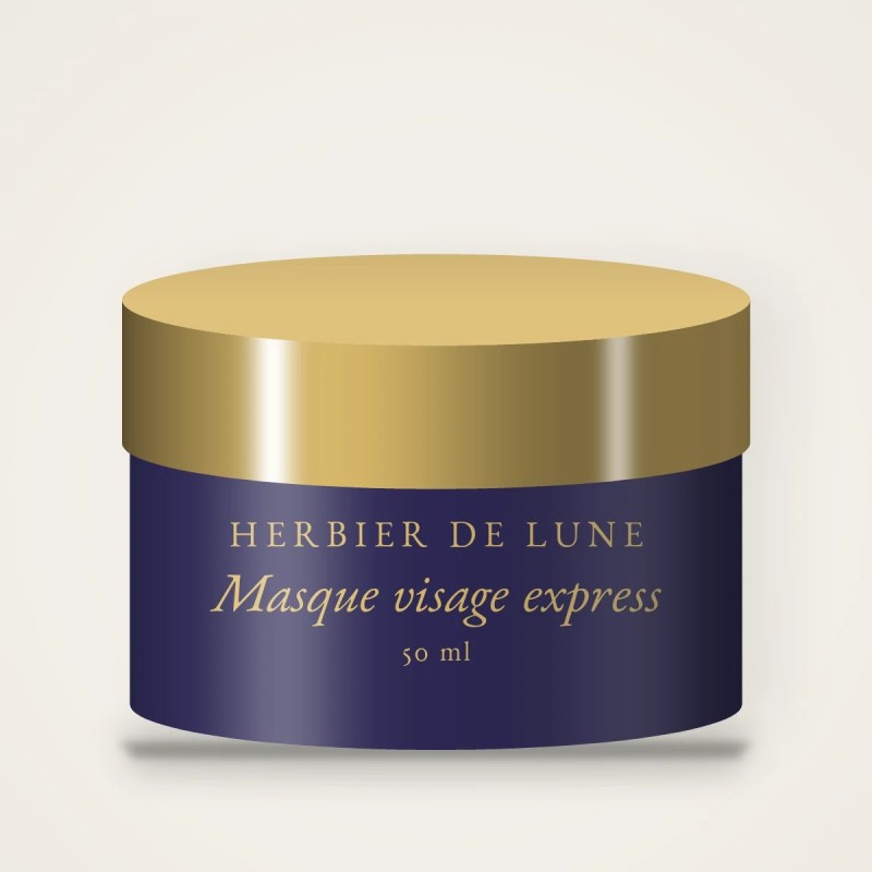 Masque visage express à l'extrait de papaye – Herbier de Lune, pot 50 ml