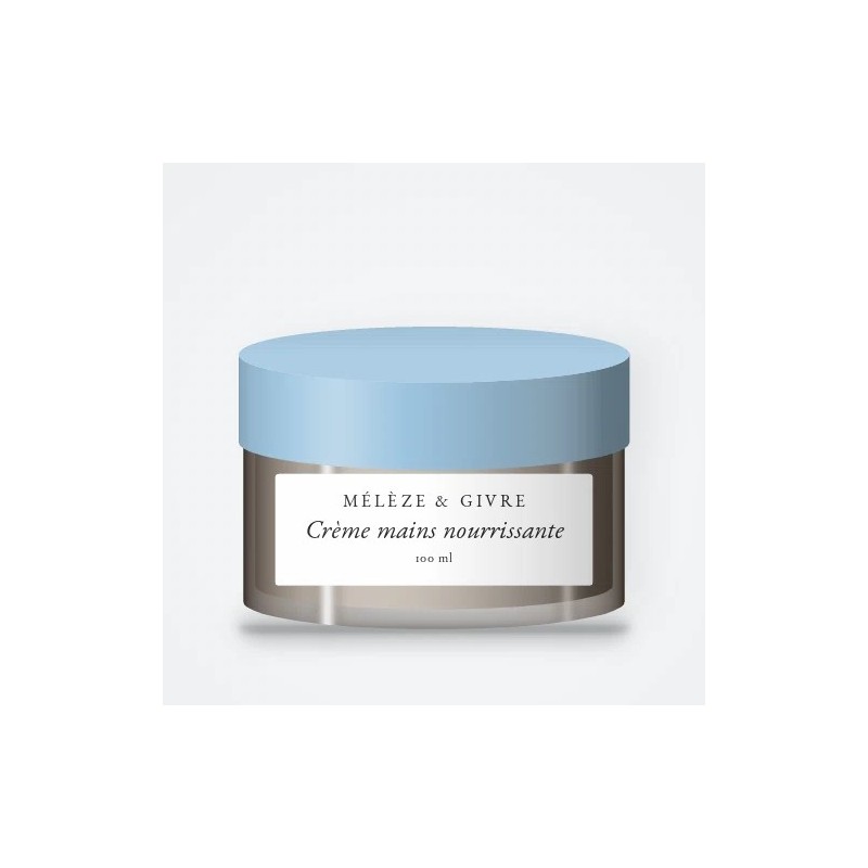 Crème mains nourrissante au beurre de murumuru – Mélèze & Givre, pot 100 ml