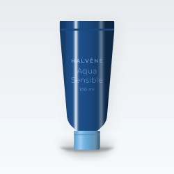 Masque visage Aqua Sensible à l'aloe vera – Halvène, tube 100 ml