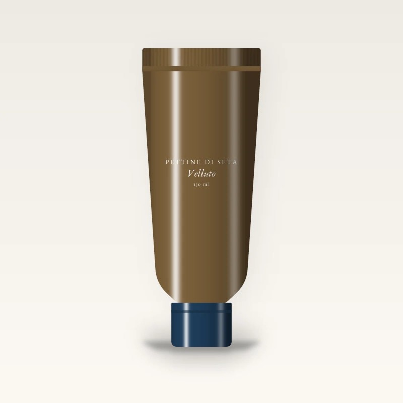 Soin sans rinçage brillance miroir Velluto – Pettine di Seta, tube 150 ml