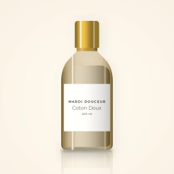 Lait corps Coton Doux adoucissant – Mardi Douceur, flacon 400 ml