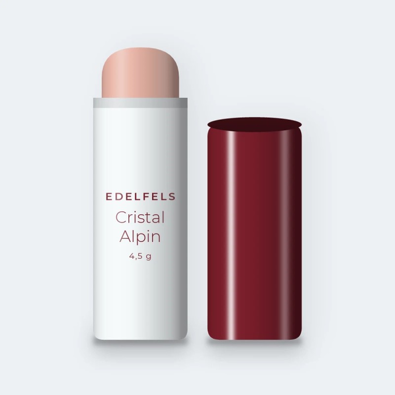 Baume à lèvres confort Cristal Alpin – Edelfels, stick 4,5 g