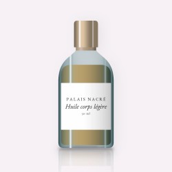 Huile corps légère à la noix de coco – Palais Nacré, flacon 50 ml