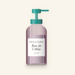 Rose de l'Atlas crème hydratante anti-pollution – Zelliane, flacon-pompe 40 ml