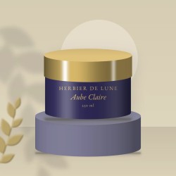 Masque capillaire Aube Claire à l'huile d'avocat – Herbier de Lune, photo d'ambiance