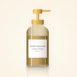 Huile capillaire de soin Coton Doux – Mardi Douceur, flacon-pompe 50 ml