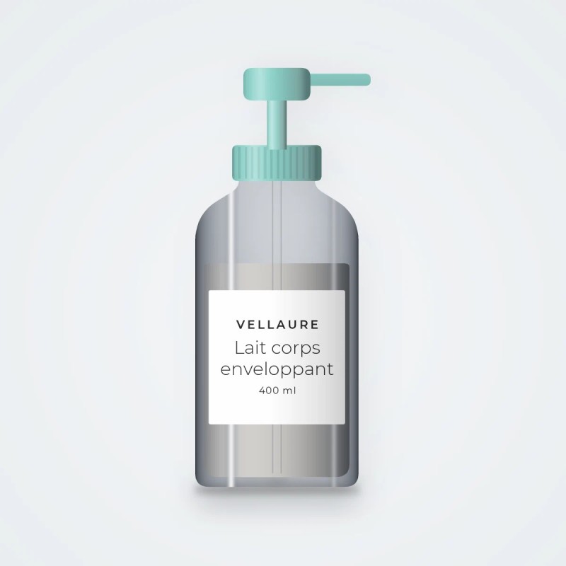 Lait corps enveloppant à l'avoine – Vellaure, flacon-pompe 400 ml
