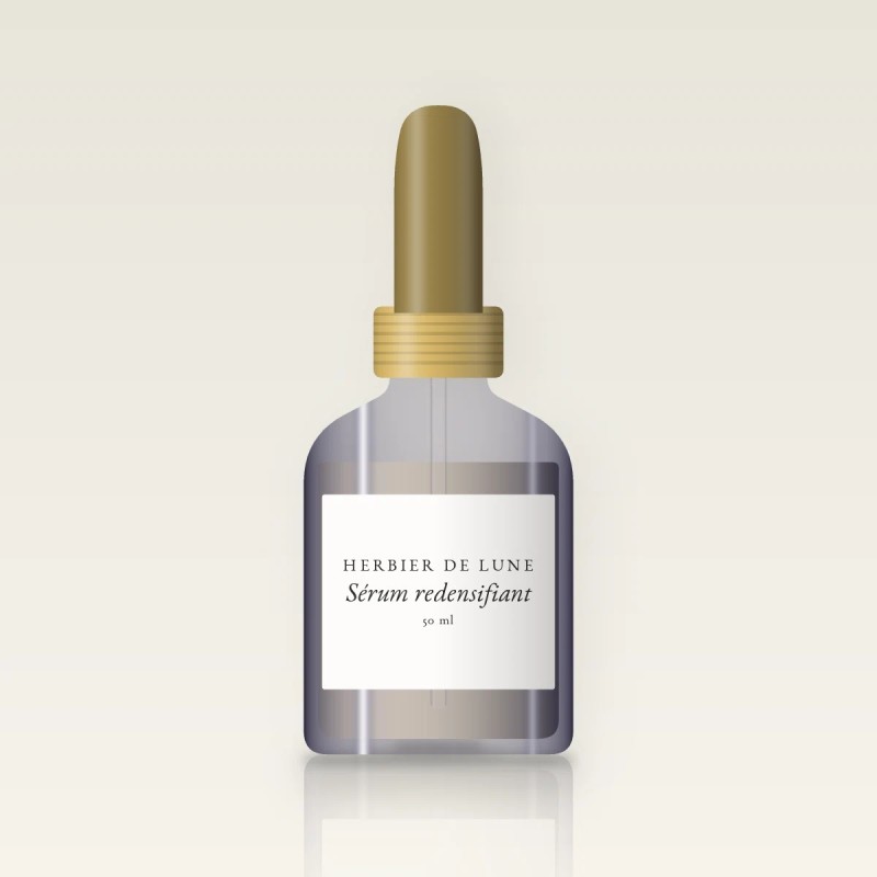 Sérum redensifiant au complexe de céramides – Herbier de Lune, flacon compte-gouttes 50 ml