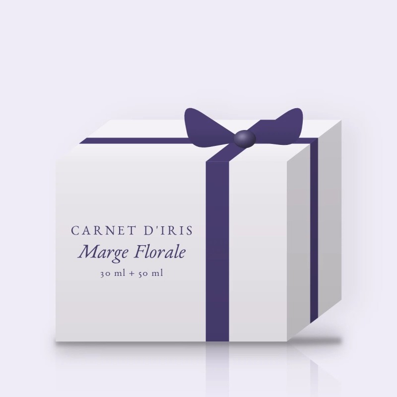 Coffret parfum Marge Florale insouciant – Carnet d'Iris, 30 ml + 50 ml