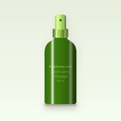 Soin sans rinçage nourrissant à l'huile de macadamia – Fraîcheline, flacon spray 150 ml