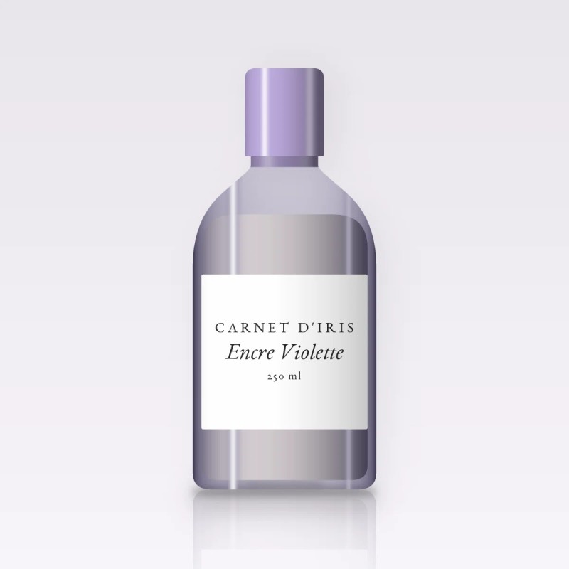 Lait corps Encre Violette hydratant – Carnet d'Iris, flacon 250 ml