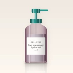 Soin sans rinçage hydratant à l'huile de moringa – Zelliane, flacon-pompe 150 ml