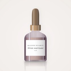Sérum nourrissant à l'acide lactique – Maison Nuance, flacon compte-gouttes 15 ml