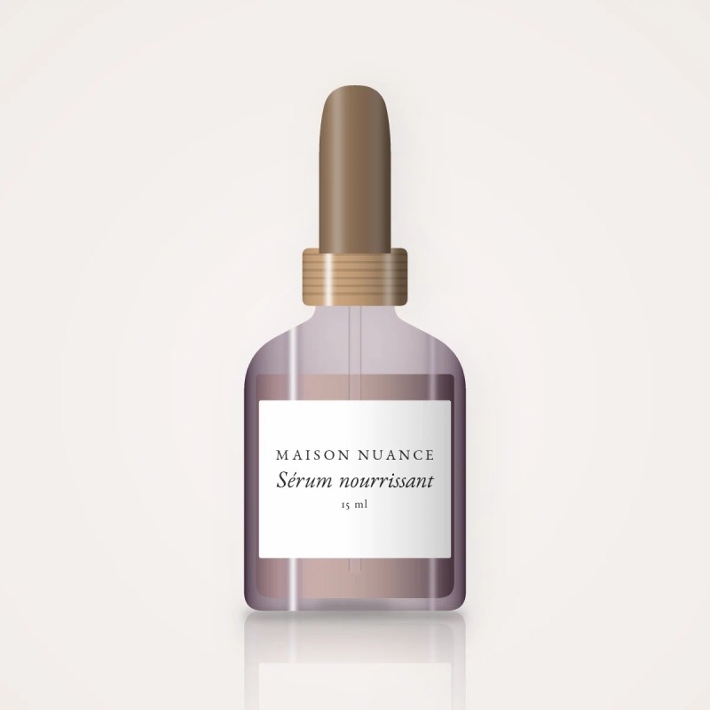 Sérum nourrissant à l'acide lactique – Maison Nuance, flacon compte-gouttes 15 ml