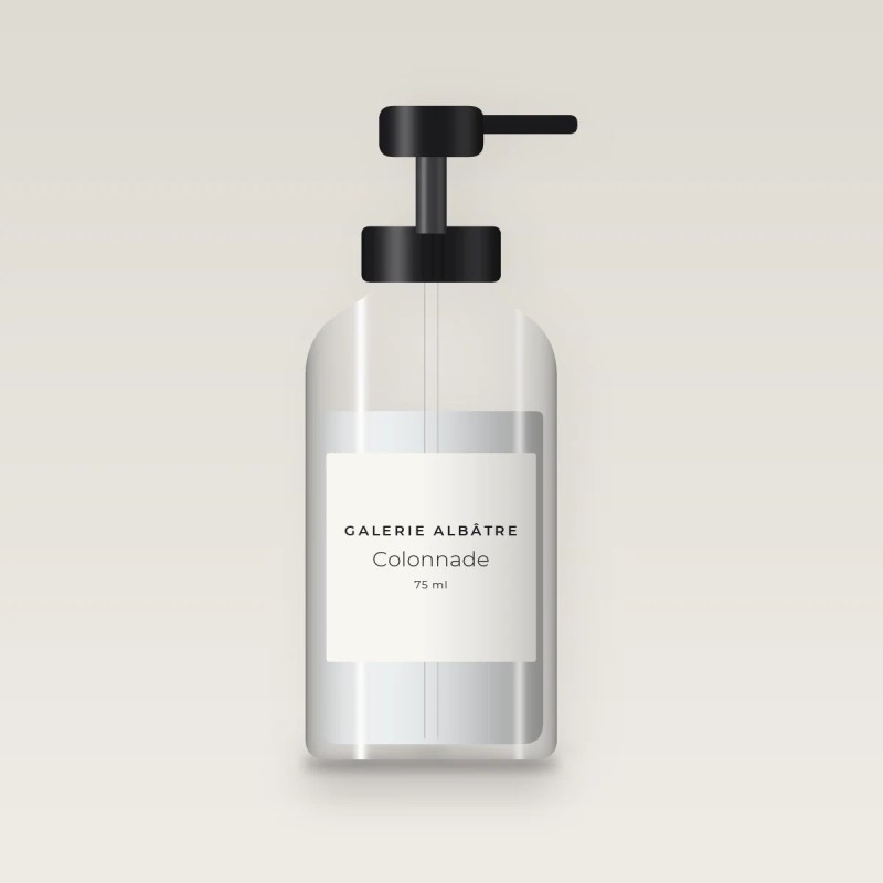 Baume après-rasage extra-doux Colonnade – Galerie Albâtre, flacon-pompe 75 ml
