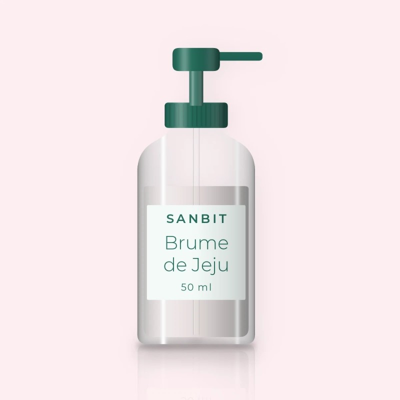 Soin anti-âge Brume de Jeju à l'adénosine – Sanbit, flacon-pompe 50 ml