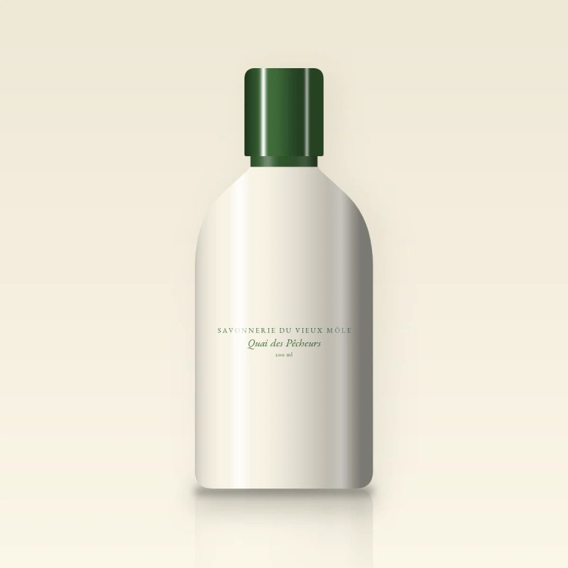Lait solaire Quai des Pêcheurs désaltérant SPF 30 – Savonnerie du Vieux Môle, flacon 200 ml